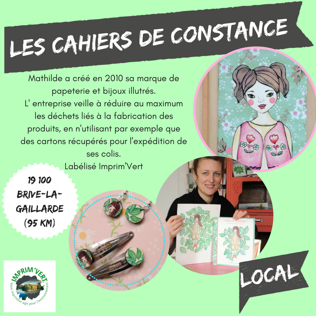 Les cahiers de Constance Les cahiers de Constance