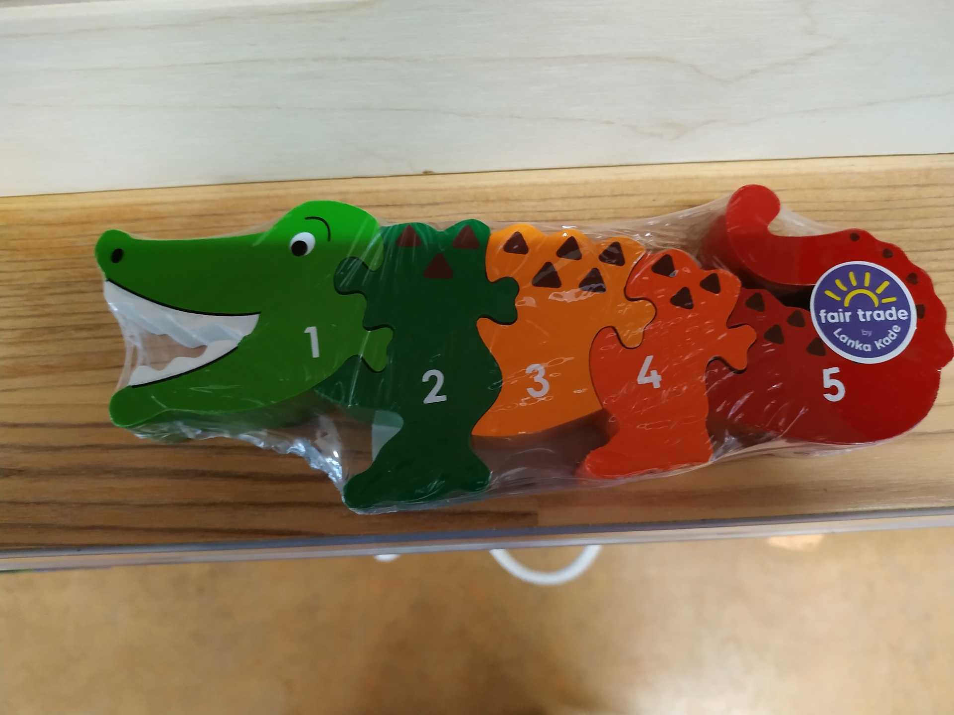 Mon premier puzzle crocodile