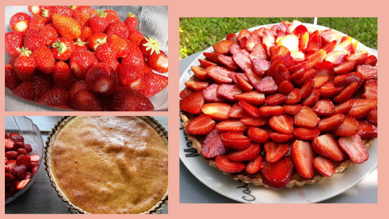 Tarte aux fraises facile Tarte aux fraises facile