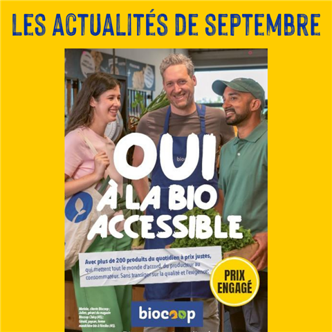 Les news de septembre