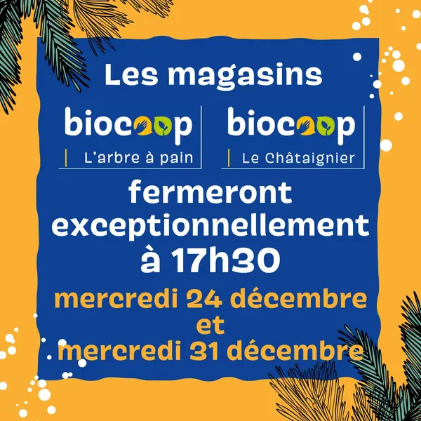 Horaires de fermeture