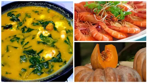 Blanquette de crevettes, potiron et crème de coco